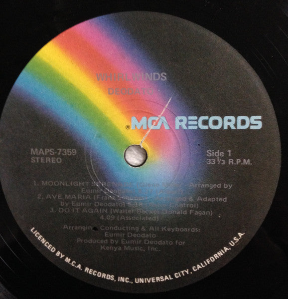 Deodato – Whirlwinds – LP, AU 1974