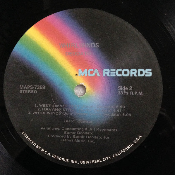 Deodato – Whirlwinds – LP, AU 1974