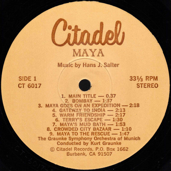 Hans J. Salter – Maya – LP, US