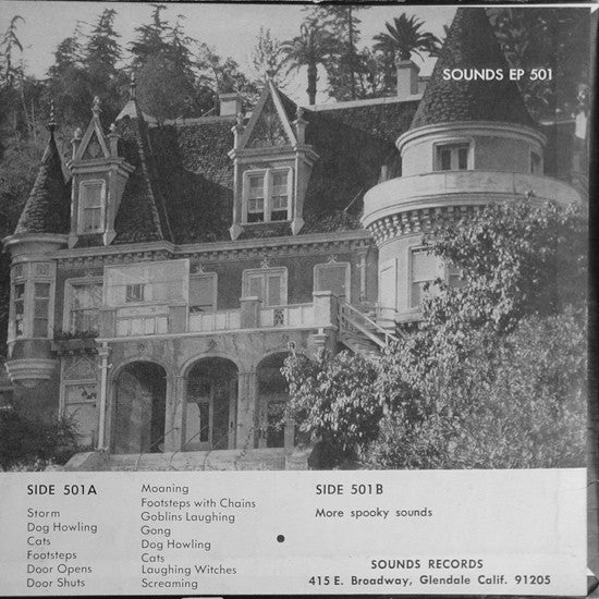 No Artist – Hallowe'en Spooky Sounds — back cover