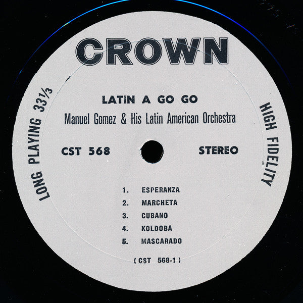 Manuel Gomez And His Latin-American Orchestra – Latin A-Go-Go – LP, US 1968