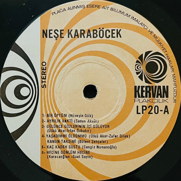 Neşe Karaböcek – Dünden Bugüne – LP, TR 1977