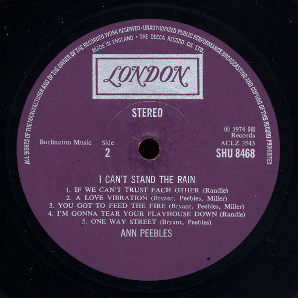 Ann Peebles – I Can't Stand The Rain — image 4
