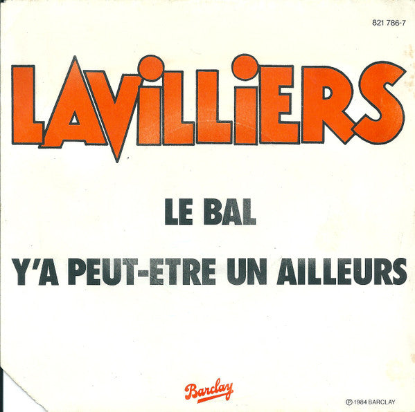 Bernard Lavilliers – Le Bal — back cover