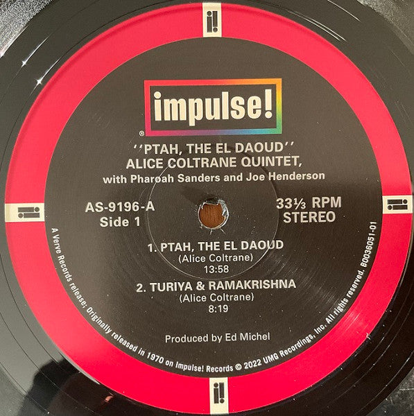 Alice Coltrane Featuring Pharoah Sanders And Joe Henderson – Ptah, The El Daoud — image 5