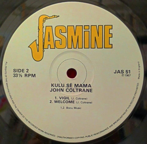 John Coltrane – Kulu Sé Mama – LP, UK
