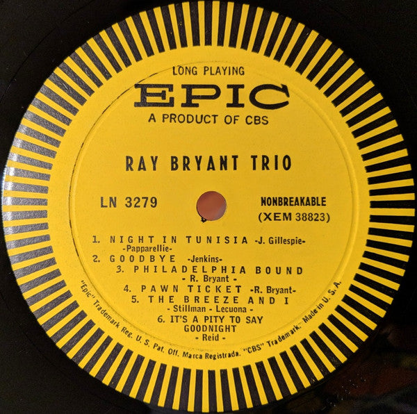 Ray Bryant Trio – Ray Bryant Trio – LP, US 1956