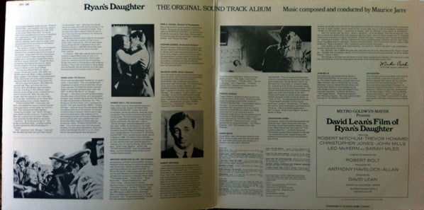 Maurice Jarre – Ryan's Daughter — back cover