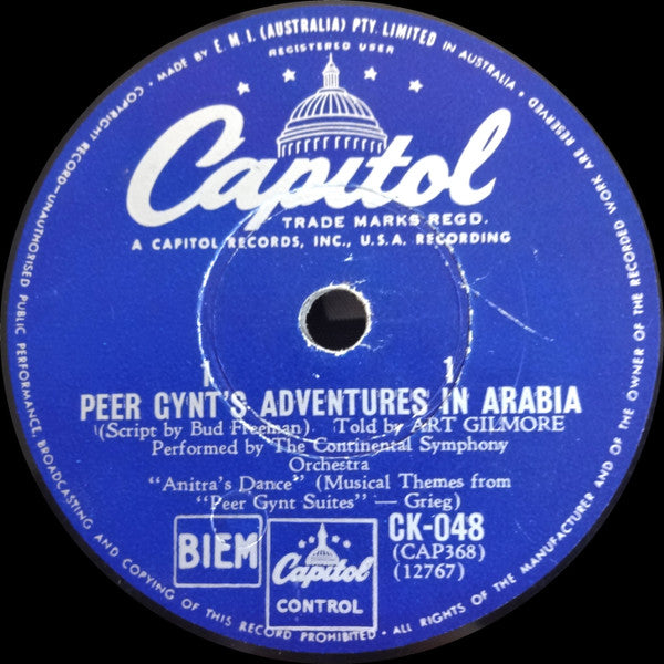 Art Gilmore With The Continental Symphony Orchestra – Peer Gynt's Adventures In Arabia — image 3