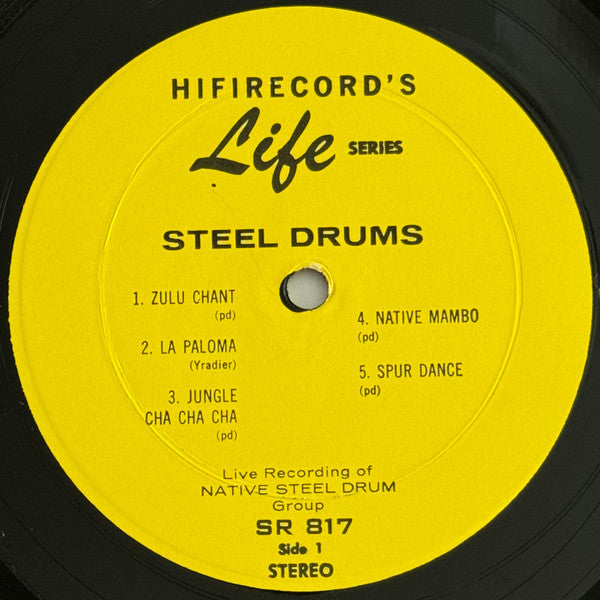 Native Steel Drum Group – Steel Drums – LP, US 1959