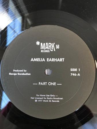 Muriel Earhart Morrissy – Amelia Earhart – LP, US 1977