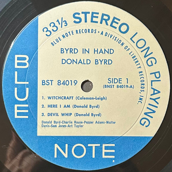 Donald Byrd – Byrd In Hand – LP, US 1967