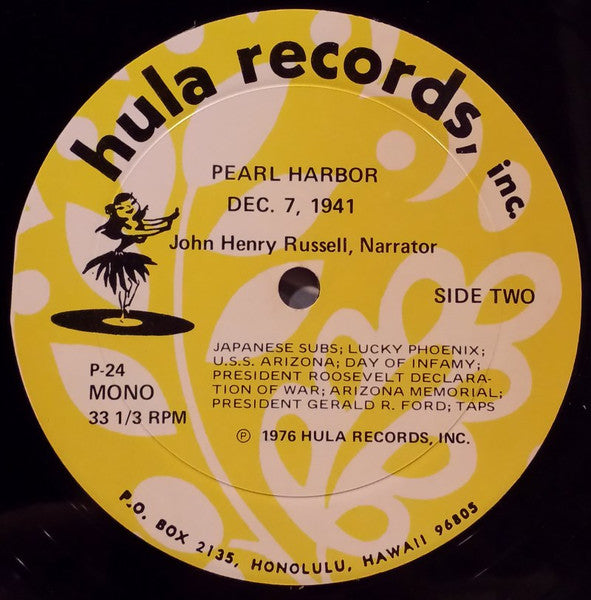 John Henry Russell – Pearl Harbor December 7, 1941 – LP, US 1976