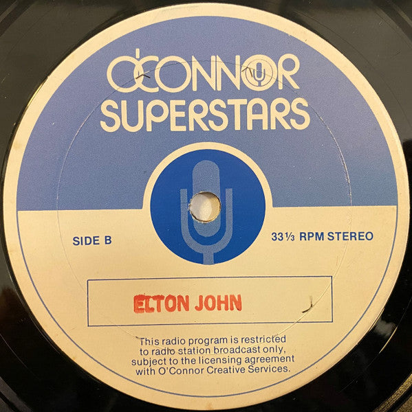 Elton John – Radio Program — back cover