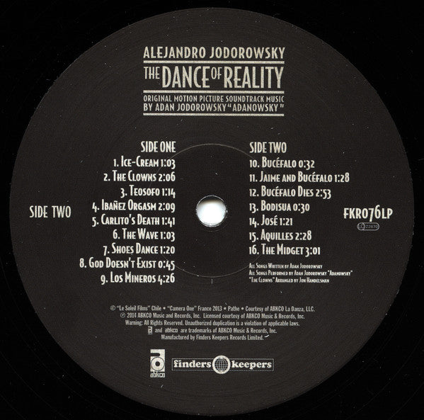Adan Jodorowsky – The Dance Of Reality (Original Motion Picture Soundtrack) — image 4