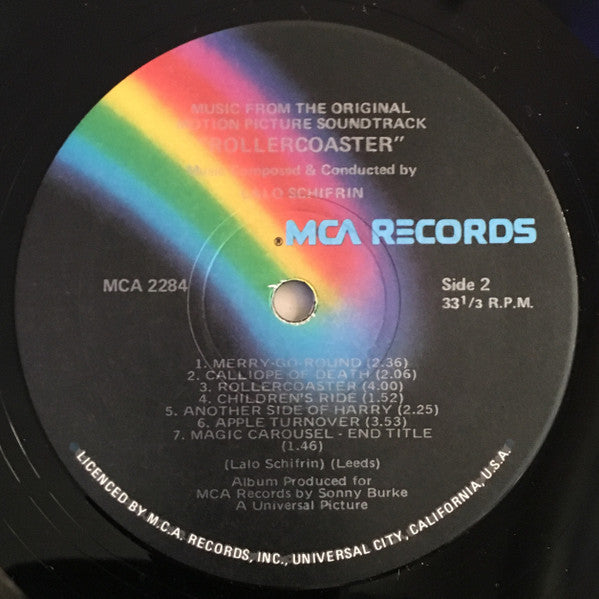 Lalo Schifrin – Rollercoaster (Music From The Original Motion Picture Soundtrack) – LP, AU 1977