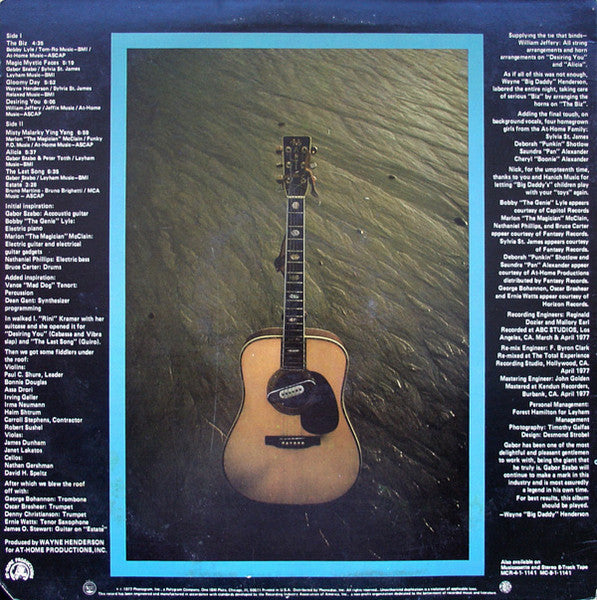 Gabor Szabo – Faces – LP, US 1977