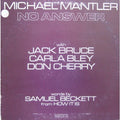 Michael Mantler – No Answer — front cover