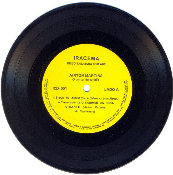Airton Martins – O Cantor Da Solidão — back cover