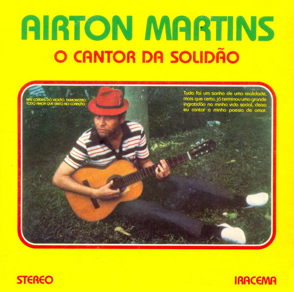 Airton Martins – O Cantor Da Solidão — front cover