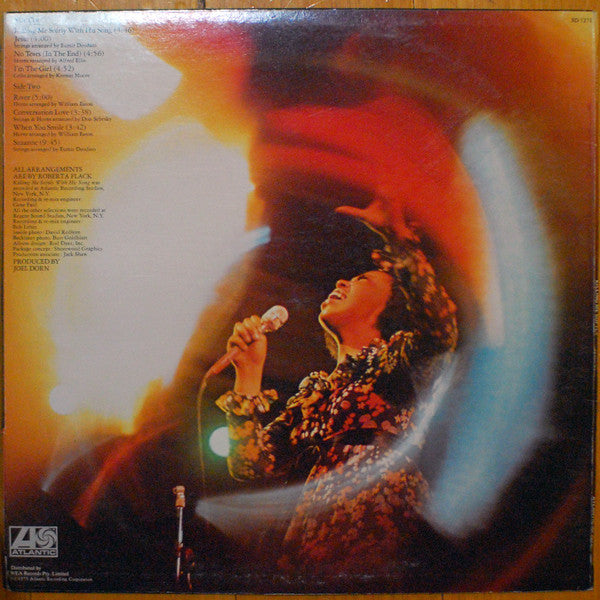 Roberta Flack – Killing Me Softly — back cover