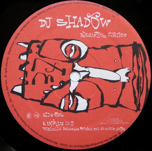 DJ Shadow – Preemptive Strike – 2xLP, US 1998