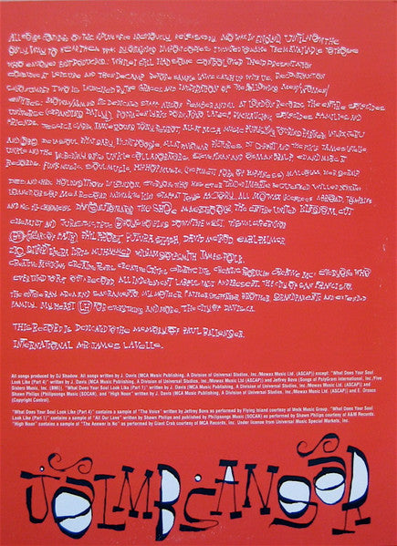 DJ Shadow – Preemptive Strike – 2xLP, US 1998