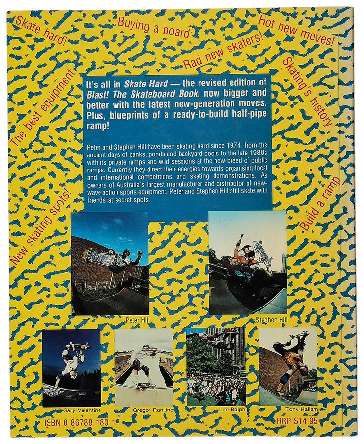 Skate Hard — back cover