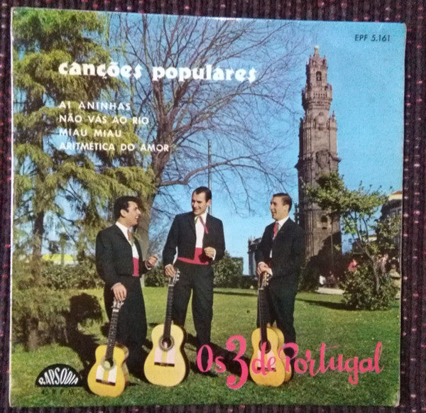 Os 3 De Portugal – Canções Populares — front cover