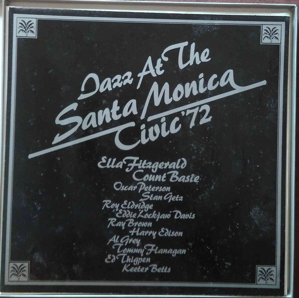 Various – Jazz At The Santa Monica Civic '72 — front cover