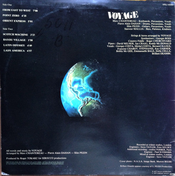 Voyage – Voyage — back cover