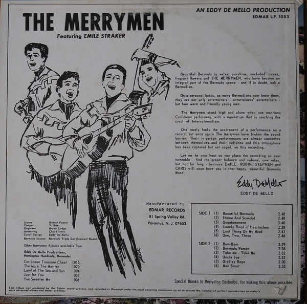 The Merrymen – Beautiful Bermuda — back cover