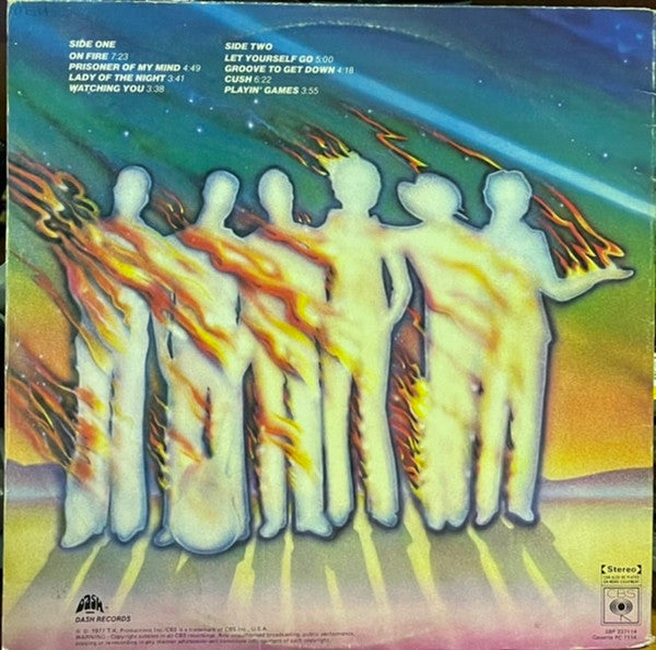 T-Connection – On Fire — back cover