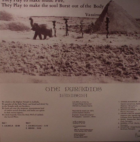 The Pyramids (3) – Lalibela — back cover