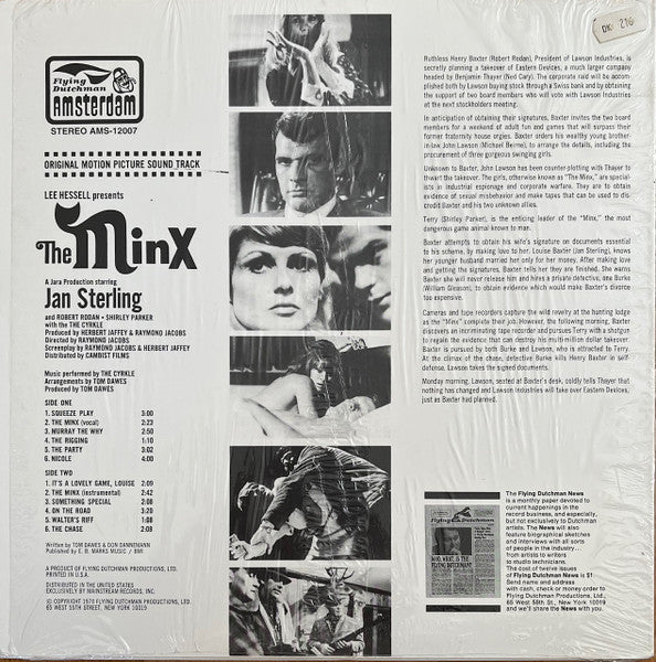 The Cyrkle – The Minx — back cover
