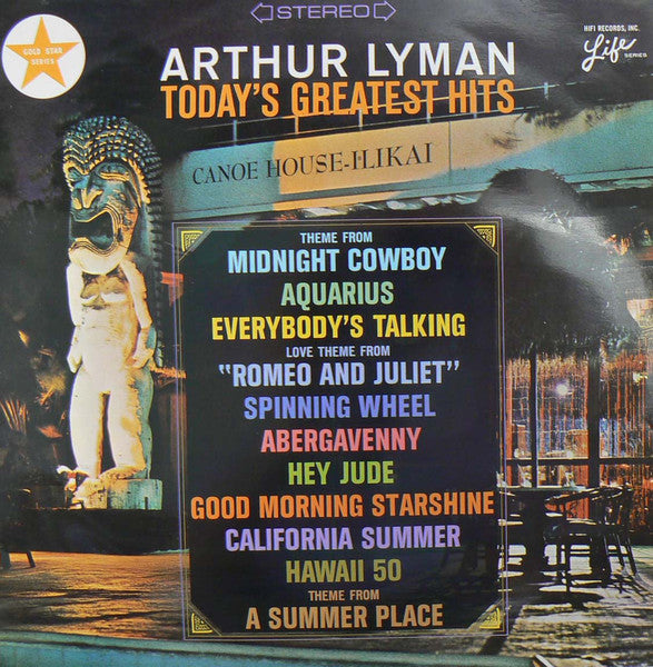 Arthur Lyman – Today's Greatest Hits — front cover