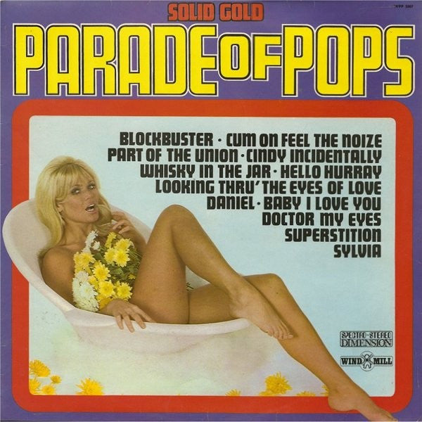 Unknown Artist – Solid Gold Parade Of Pops — front cover