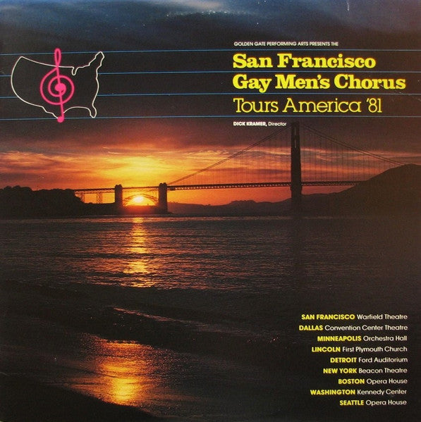 San Francisco Gay Men's Chorus – San Francisco Gay Men's Chorus Tours America '81 — front cover