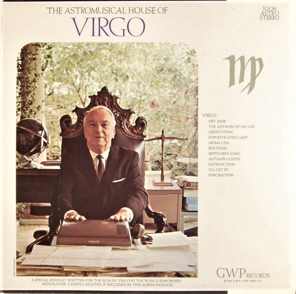Unknown Artist – The Astromusical House Of Virgo — back cover