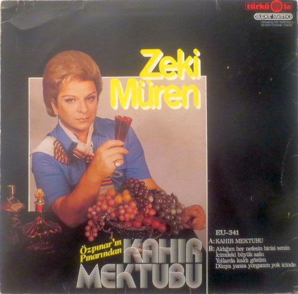 Zeki Müren – Özpınar'ın Pınarından Kahır Mektubu — back cover