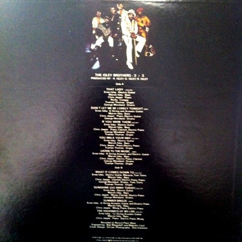 The Isley Brothers – 3 + 3 — back cover