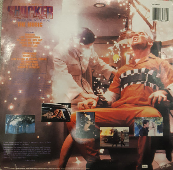 Various – Wes Craven's Shocker (The Music) — back cover