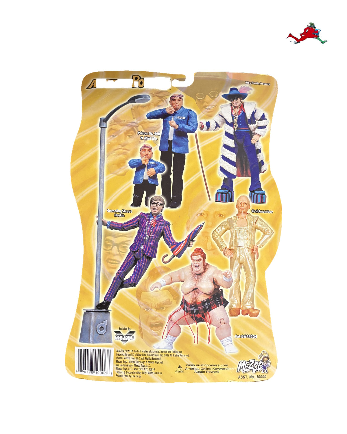 Vintage Austin Powers in Goldmember (2002) Goldmember Action Figure – Mezco — back