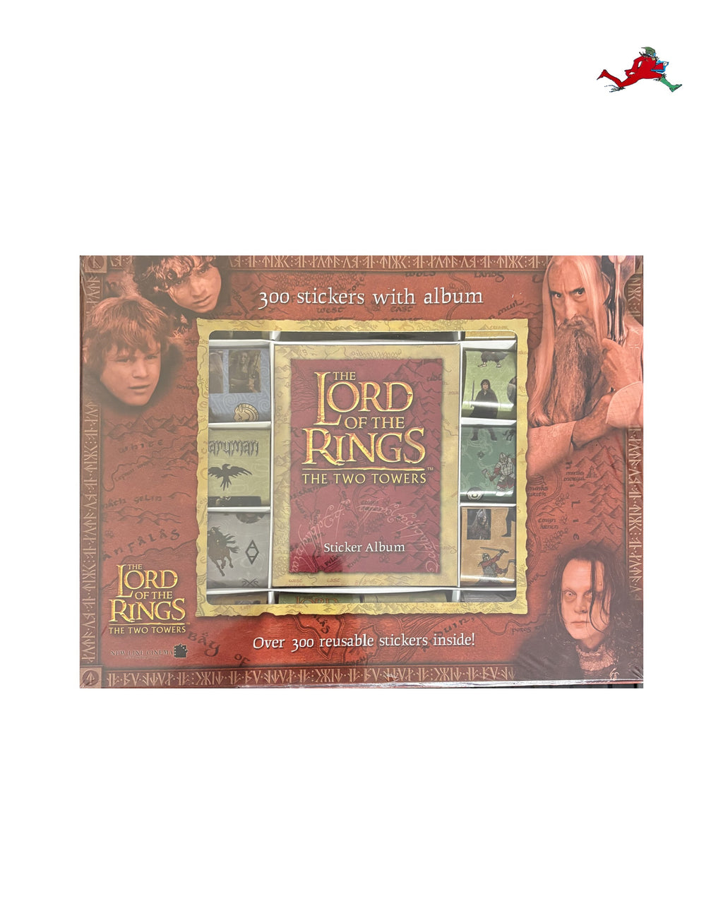 Vintage The Lord of the Rings: The Two Towers (2002) Sticker Album – 300+ Stickers, Sealed — front
