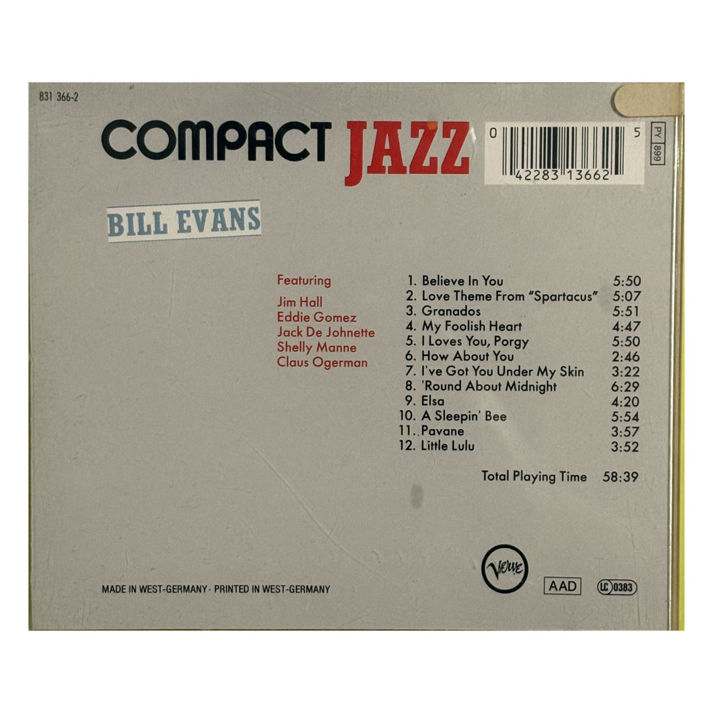 Bill Evans – Compact Jazz (CD) – photo 2