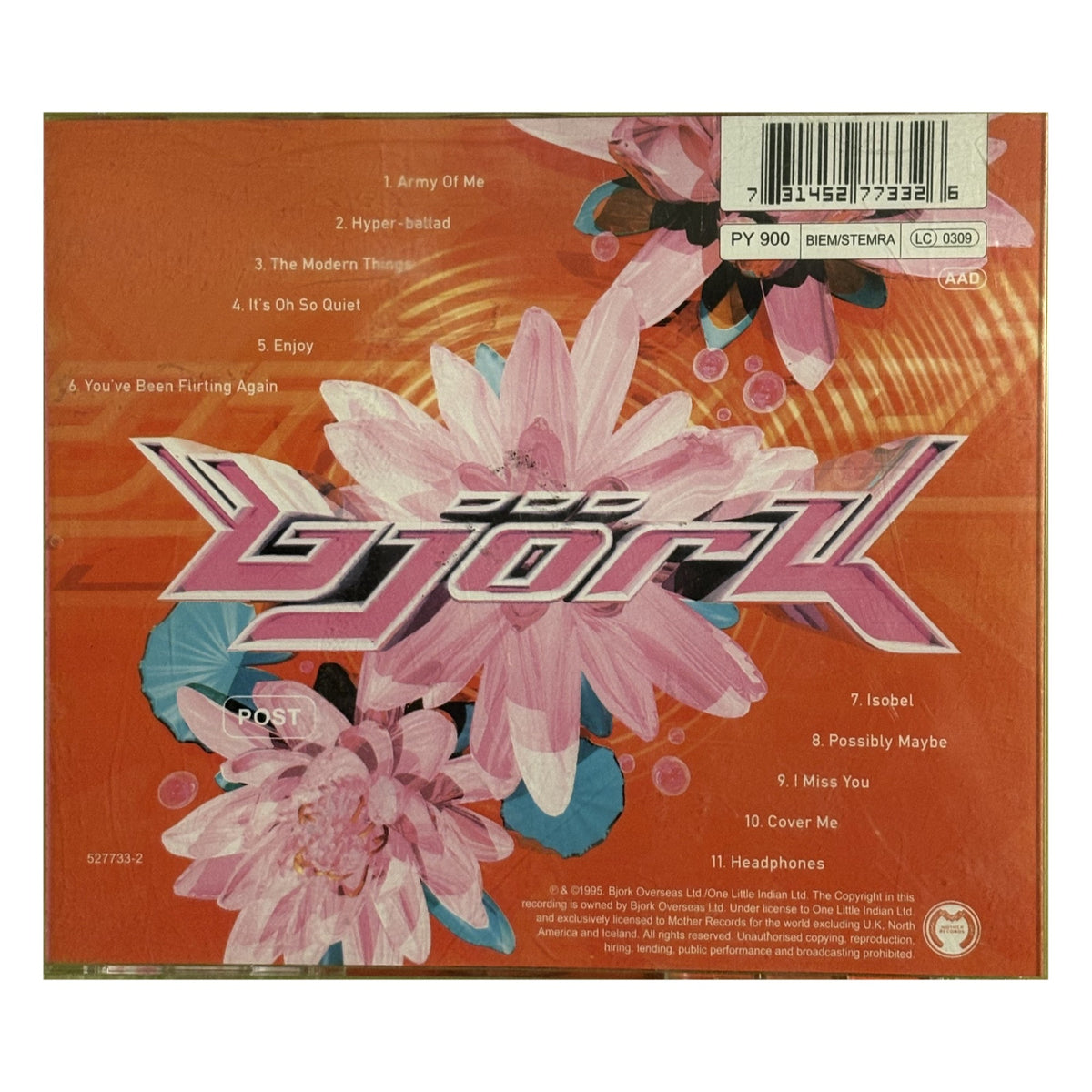 Björk – Post (CD) – photo 2