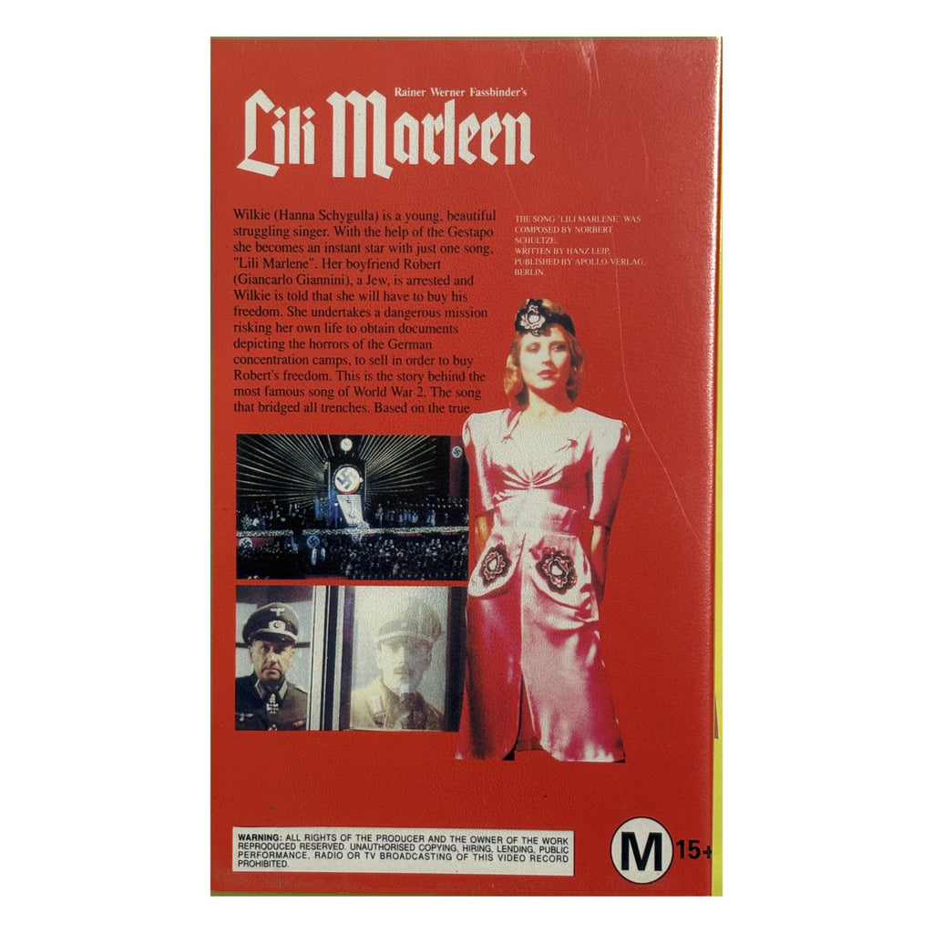 Vintage Lili Marleen (1981) – Rainer Werner Fassbinder – VHS – photo 2