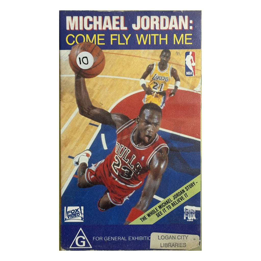 Vintage Michael Jordan: Come Fly With Me (1989) – NBA VHS – front