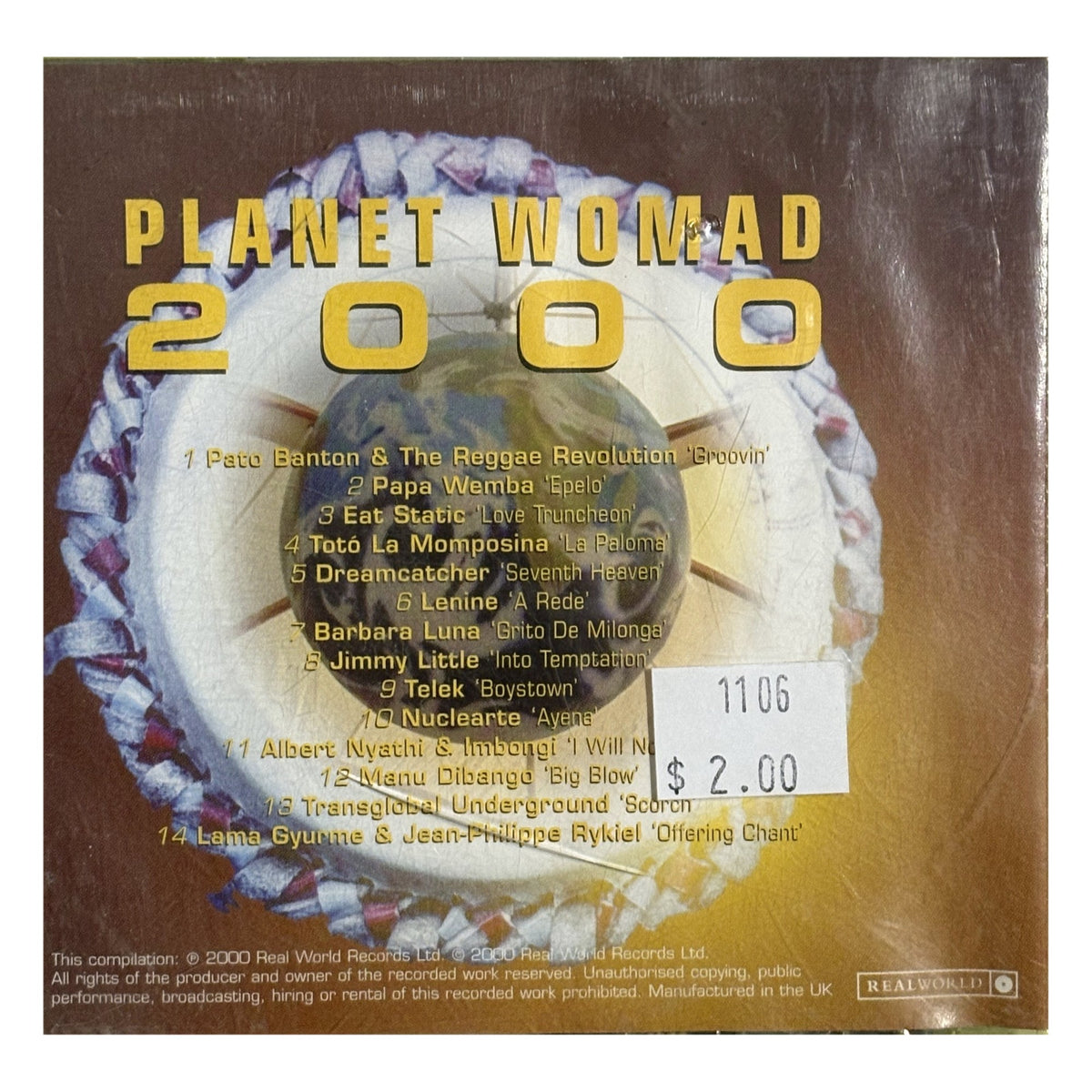 Various – Planet WOMAD 2000 (CD) – photo 2
