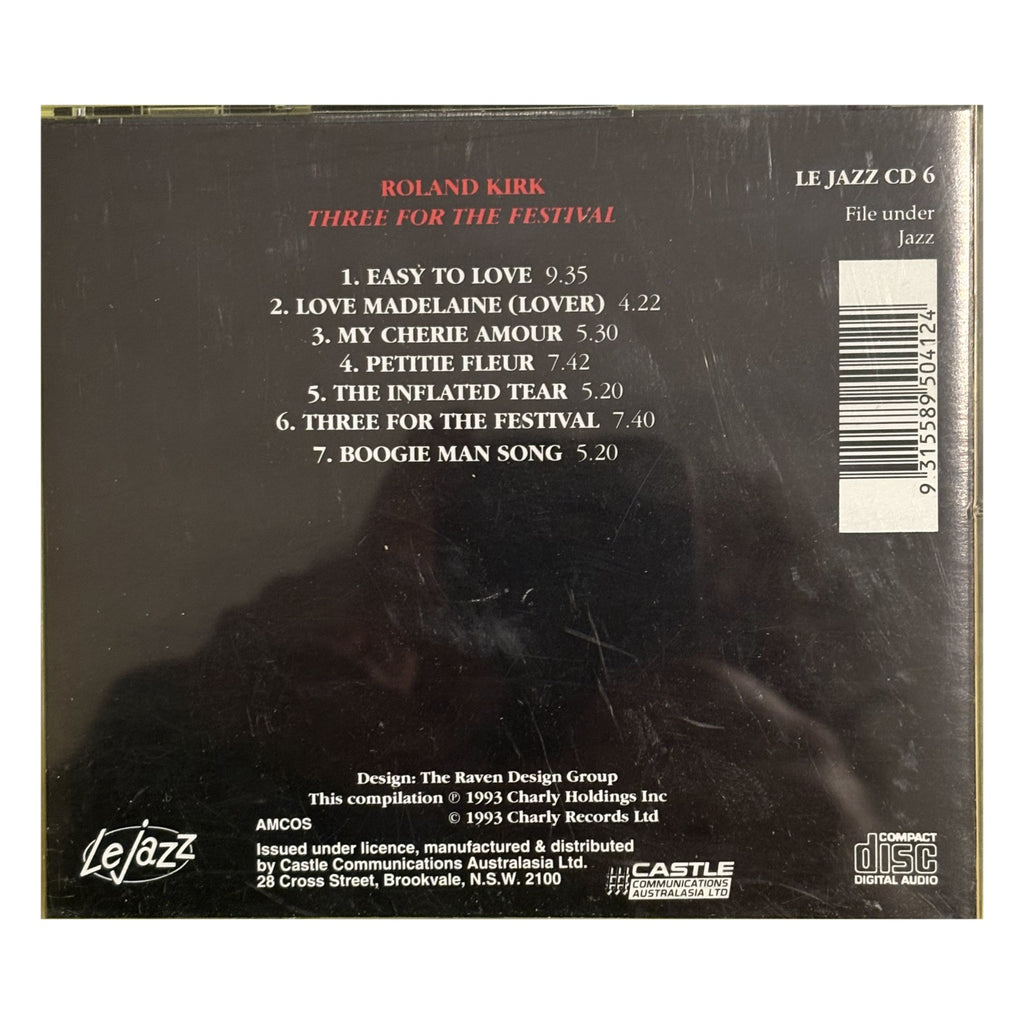 Roland Kirk – Three for the Festival (CD) – photo 2